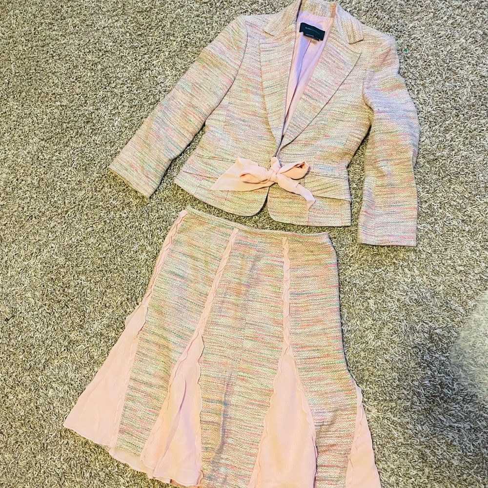 Bcbgmaxazria Suit. Super Cute For Spring. Size Xsmall. New Without Tags.